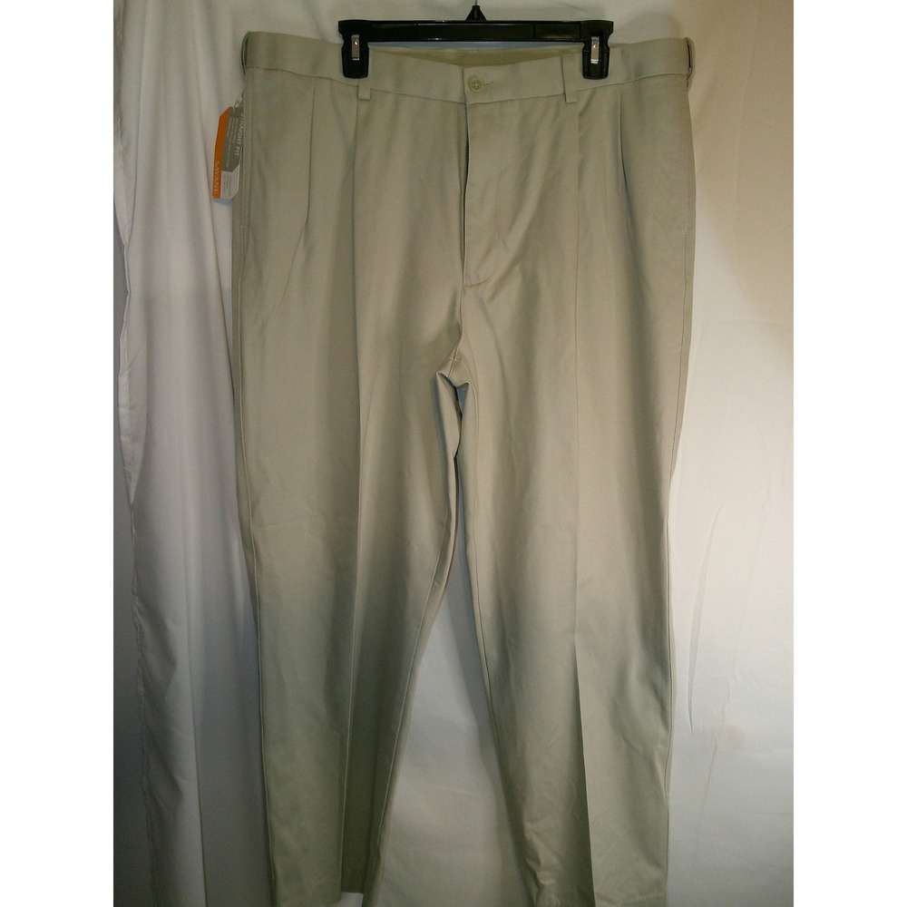 Savane Comfort Waist Performance Chino Dress Pants Wrinkle Free 40x32‎ $65 NWT